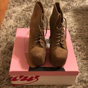 Jeffrey Campbell Taupe Boots